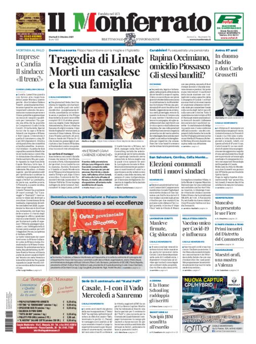 Il Monferrato - Edizione 74 del 05/10/2021